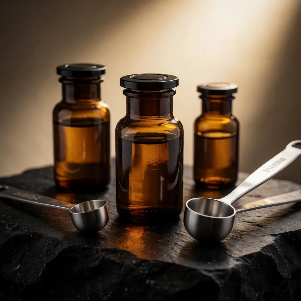 Workshop tools and vials