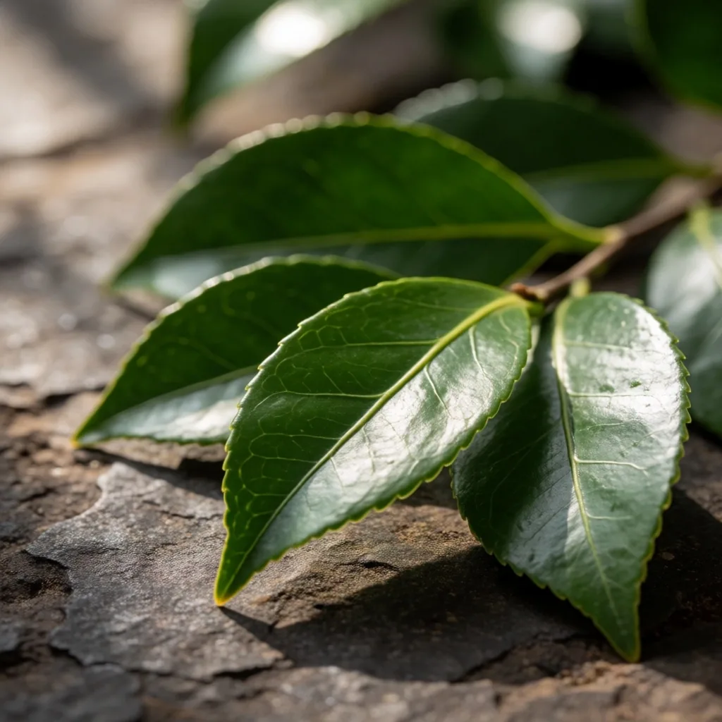 Green tea leaves source of L-Theanine